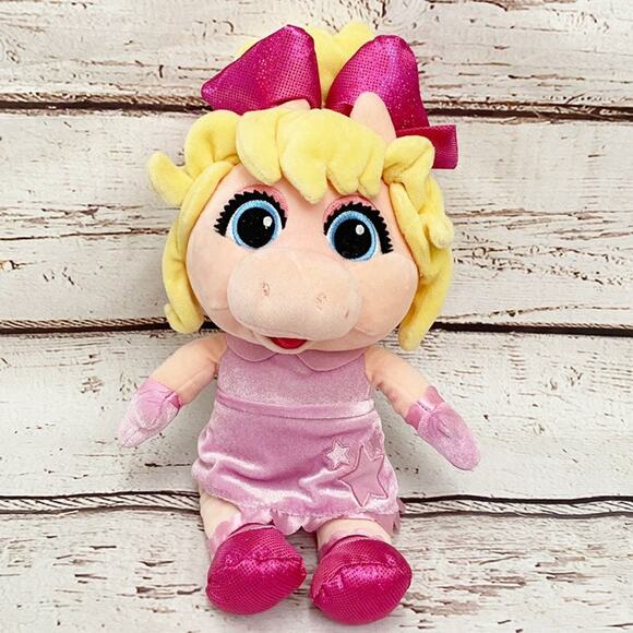 DISNEY Muppet Babies Miss Piggy Plush - Picture 1 of 5